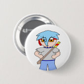 Zack Dragonblade Button - Zack Dragonblade (Voorkant /achterkant)