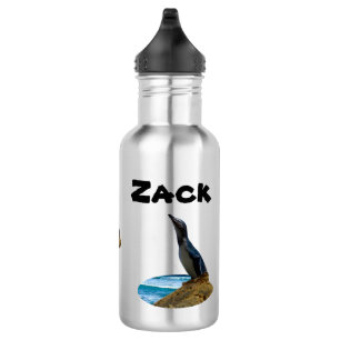 Zack Name with Penguin, Water Fles