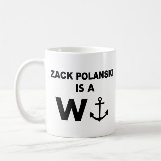 Zack Polanski Anker Ontwerp Mok Grappig Minimalist