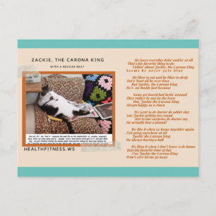 Zackie Le Roi Corona - Cartes amusantes "Restez en