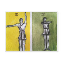 ZACRED RHYTHMIC III,IV DANCE MOVEMENTS POST CARD