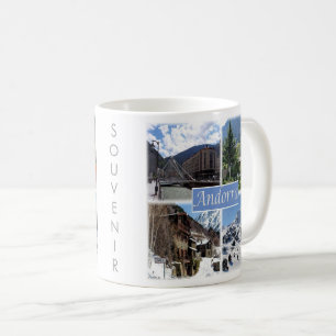 zAD003 ANDORRA, La Vella, mozaïek, Koffiemok