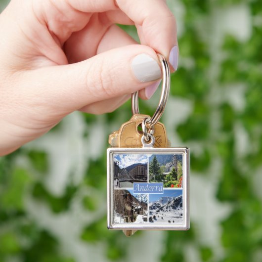 zAD003 ANDORRA, La Vella, mozaïek, Sleutelhanger (Hand)