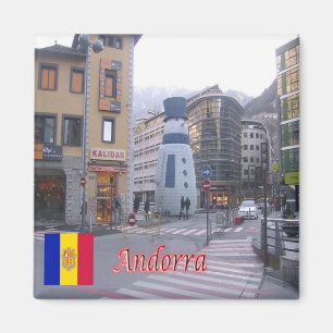 zAD004 - Andorra - Leading in het gebied - Kerstmi Magneet