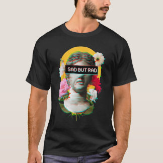 Zad maar Rad - Aesthetische bloemen David Statue E T-shirt