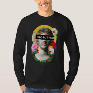 Zad maar Rad - Aesthetische bloemen David Statue E T-shirt