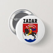 Zadar-wapen (Kroatië) Ronde Button 5,7 Cm (Voorkant /achterkant)