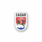 Zadar-wapen (Kroatië) Sticker (Voorkant)