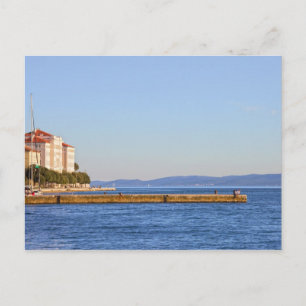 Zadar Zee Pier in Kroatië Briefkaart