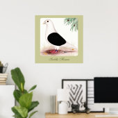 Zaddle Homer Pigeon Poster (Thuiskantoor)