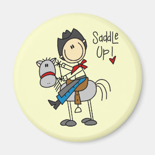 Zaddle Up Cowboy Tshirts en Gifts Magneet