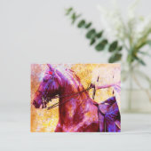 Zaddlesat Grunge Briefkaart (Staand voorkant)