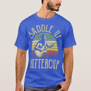 Zadel Buttercup Cowboy Boots Pet Guiter Wester T-shirt