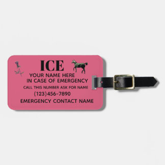 ZADEL IN NOODGEVAL TAG Bagage label