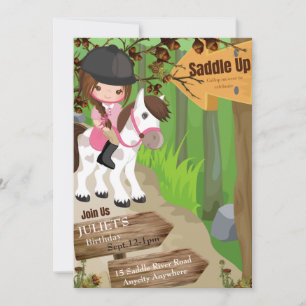 Zadel op uitnodiging 1 (Meisje)