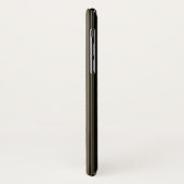 Zadelbruin en zwart gestreept patroon Case-Mate iPhone case (Achterkant/links)