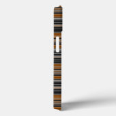 Zadelbruin en zwart gestreept patroon Case-Mate iPhone case (Achterkant / Rechts)