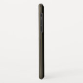 Zadelbruin en zwart gestreept patroon Case-Mate iPhone case (Achterkant/links)