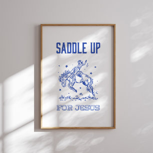 Zadelen voor Jezus - Rodeo Style Poster