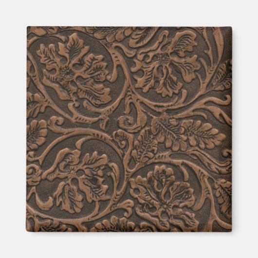 zadelleder magneet (Voorkant)