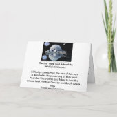 ZADELROB & het Wenskaart van de Kunst van het Wild Kaart (Achterkant)