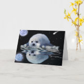 ZADELROB & het Wenskaart van de Kunst van het Wild Kaart (Gele Bloem)