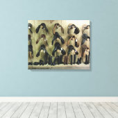 Zadels en Boots Canvas Afdruk (Insitu (Houten vloer))