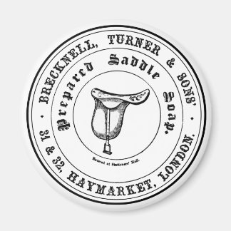  zadelsoep — zwart/wit magneet