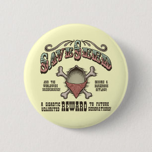 Zaden opslaan ronde button 5,7 cm