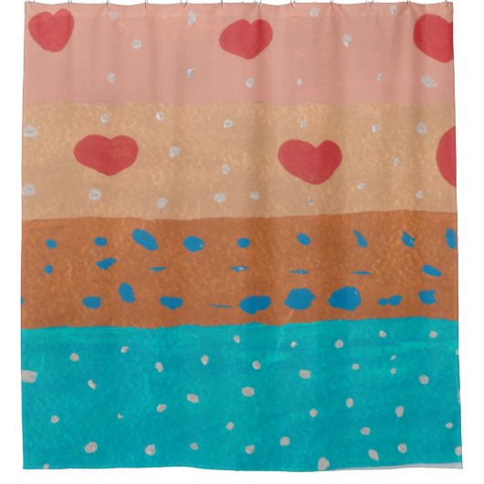 Zaden van het liefdesgordijn douchegordijn (Voorkant)