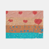 Zaden van Love Fleece Blanket Deken (Voorkant (Horizontaal))