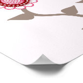 Zaden van Pink Love Tree Poster (Hoek)