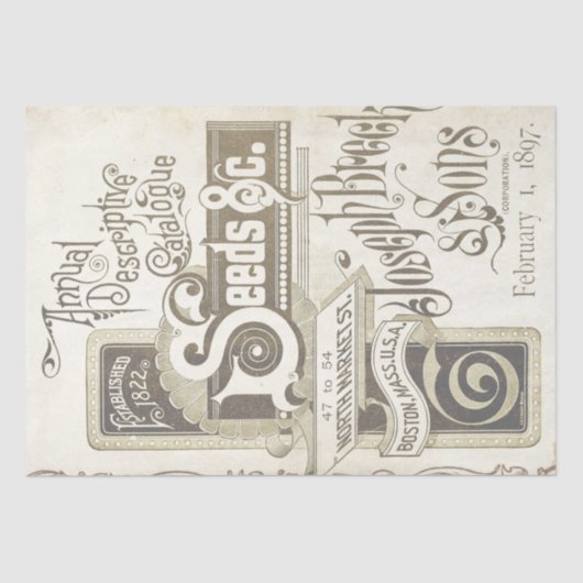 zadencatalogus Decoupage Ivory Perkament Tissuepapier (Voorkant)