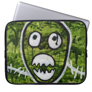 Zadig Pete Schedel Onconventionele Fantasie Monste Laptop Sleeve