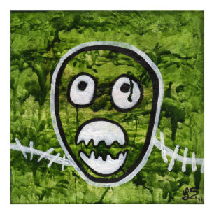 Zadig Pete Schedel Onconventionele Monster Kunst Foto Afdruk