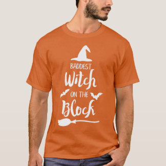 Zadste heks op de blote heks Halloween Funny74 T-shirt