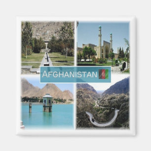 zAF006 MOSQUE IN HERAT, Lake Qargha, Afghanistan, Magneet