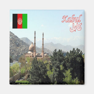 zAF008 MOSQUE in Kabul, Afghanistan, Fridge Magneet