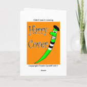 Zag het niet aankomen kaart (Achterkant)