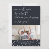 Zag ons in vijf jaar | Vrolijk kerstfeest Kaart (Voorkant)