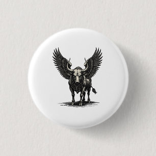 Zagan Ontketend Ronde Button 3,2 Cm
