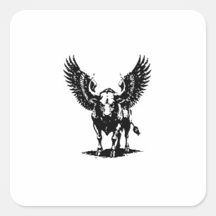 Zagan Ontketend Vierkante Sticker