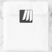 Zagen tanden Stickers (Tas)