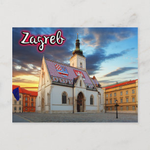Zagreb Briefkaart