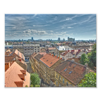 Zagreb Foto Afdruk