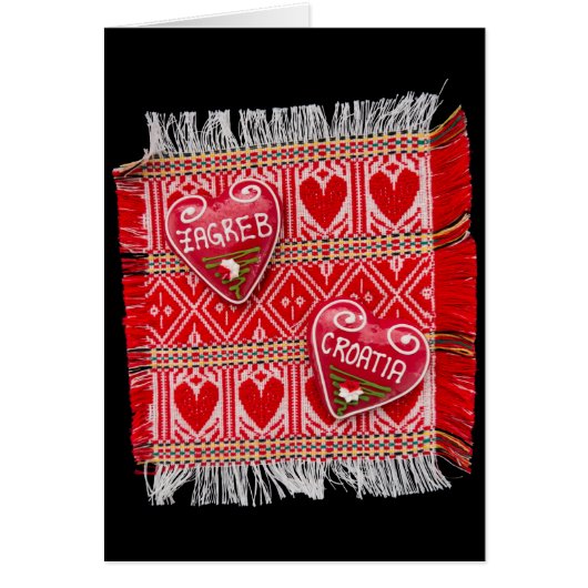 Zagreb Kroatië Souvenir (Voorkant)