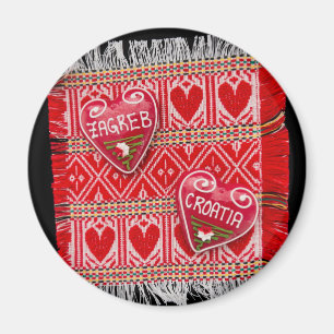 Zagreb Kroatië Souvenir Magneet