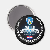 Zagreb Magneet (Voorkant / Achterkant)