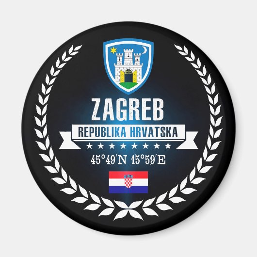 Zagreb Magneet (Voorkant)