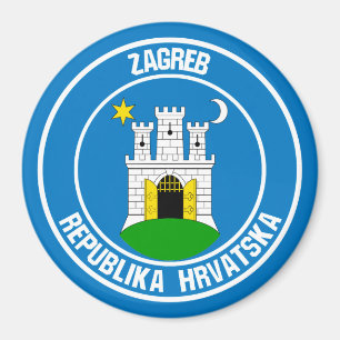 Zagreb Round Emblem Magneet